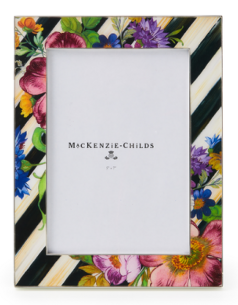 MacKenzie-Childs flower market silver plated frame 5x7