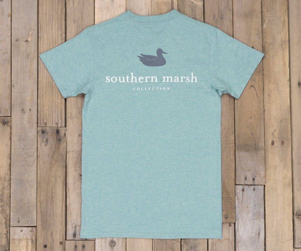 SOUTHERN MARSH AUTHENTIC SHORT SLEEVED HEATHER TEE SOUTHERN MARSH AUTHENTIC SHORT SLEEVED HEATHER TEE