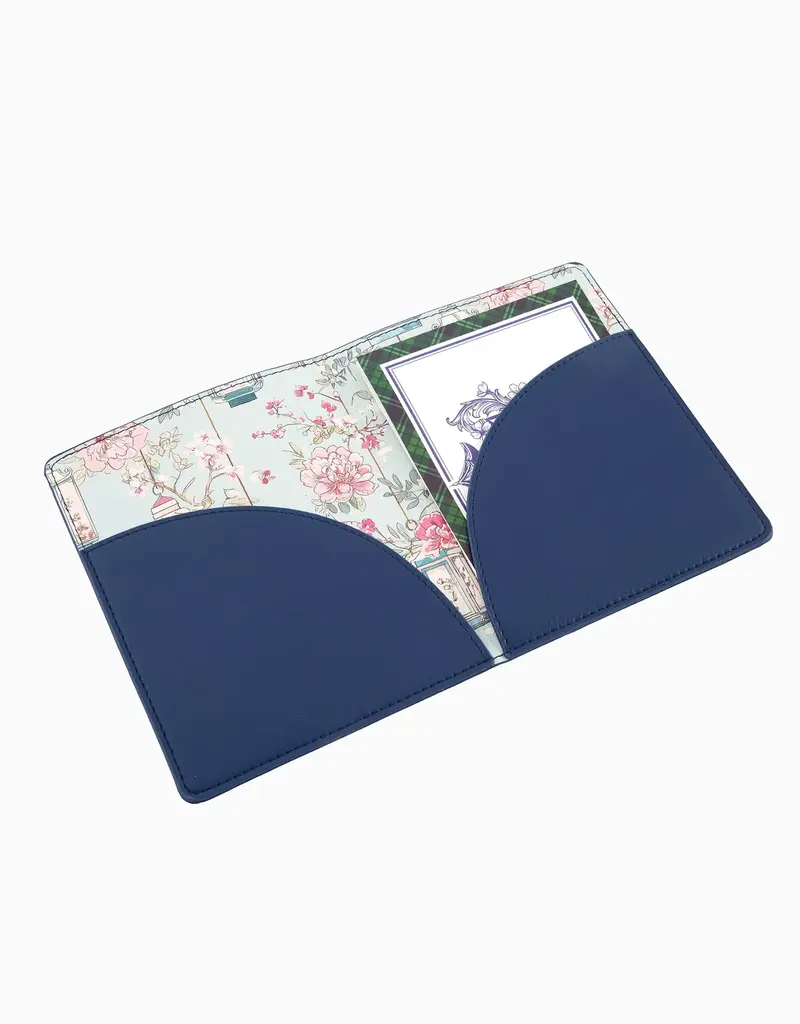 OH MY MAHJONG NAVY BLUE MAHJONG CARD FOLIO