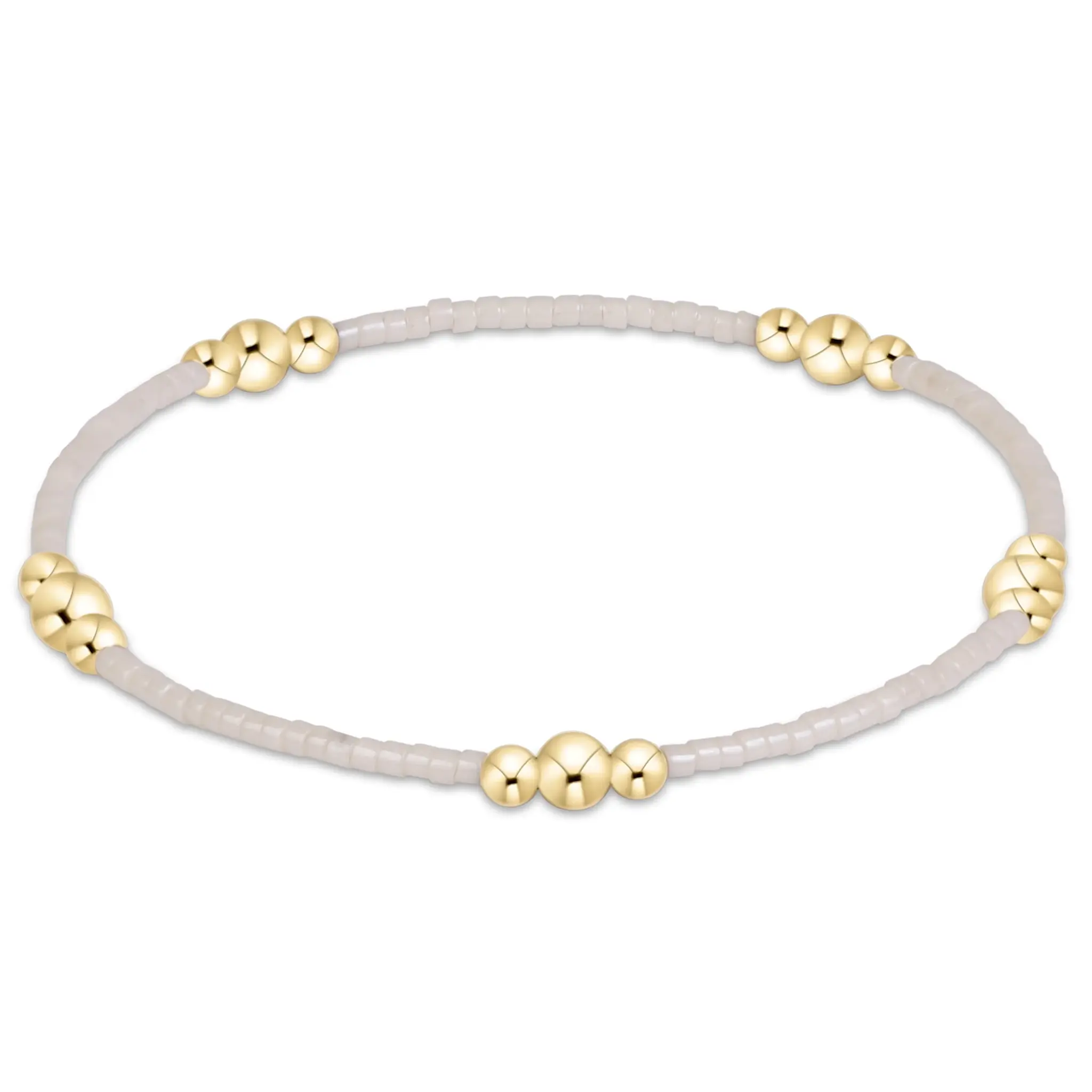 ENEWTON HOPE PURPOSE GOLD BRACELET-MILKSHAKE