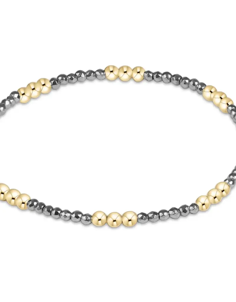 ENEWTON joy silver faceted hematite 2mm bracelet