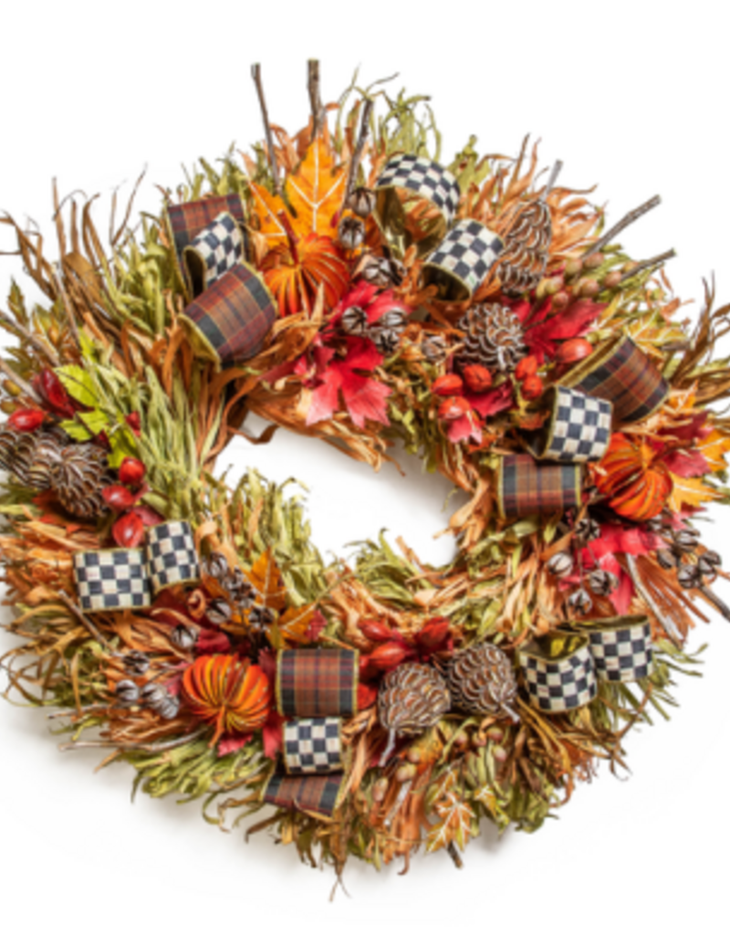 MacKenzie-Childs FALL ON THE FARM WREATH