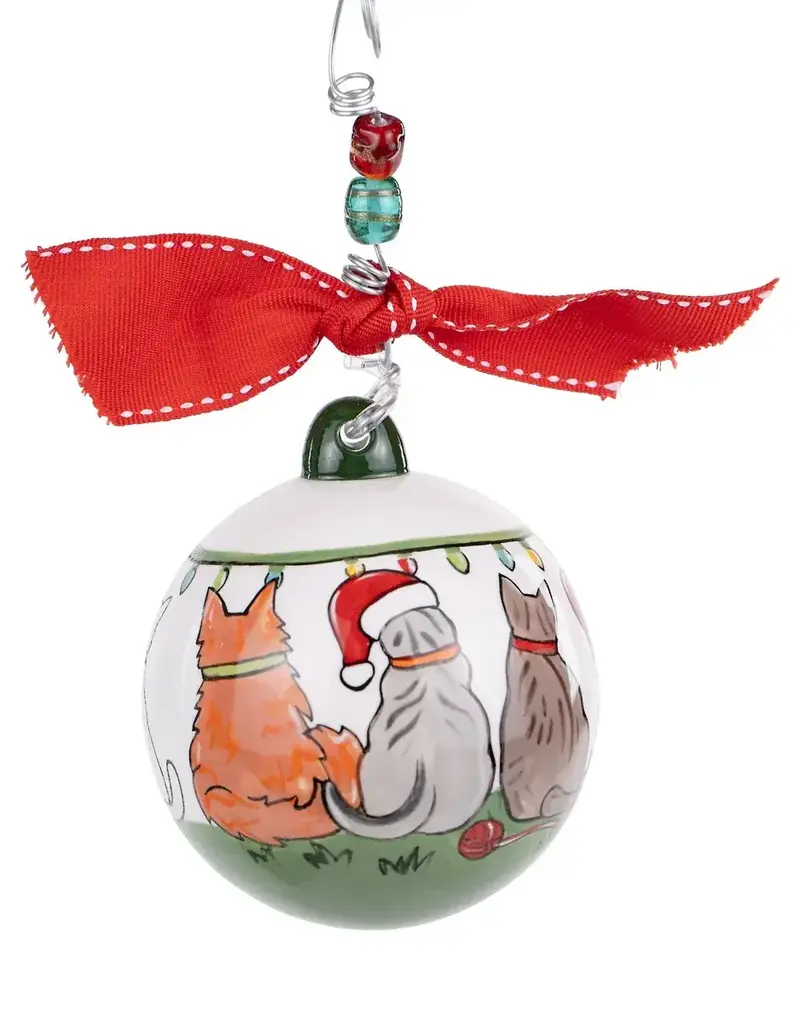 GLORY HAUS MERRY CAT-MAS ORNAMENT