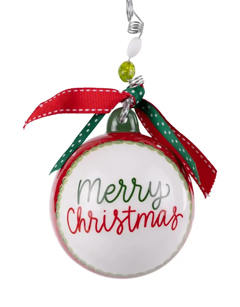 GLORY HAUS CLASSIC MERRY CHRISTMAS ORNAMENT