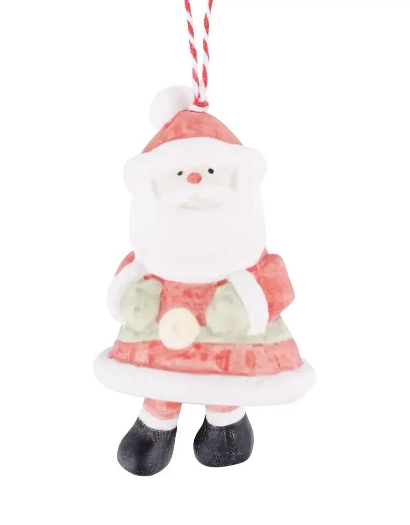 GLORY HAUS JOLLY SANTA ORNAMENT