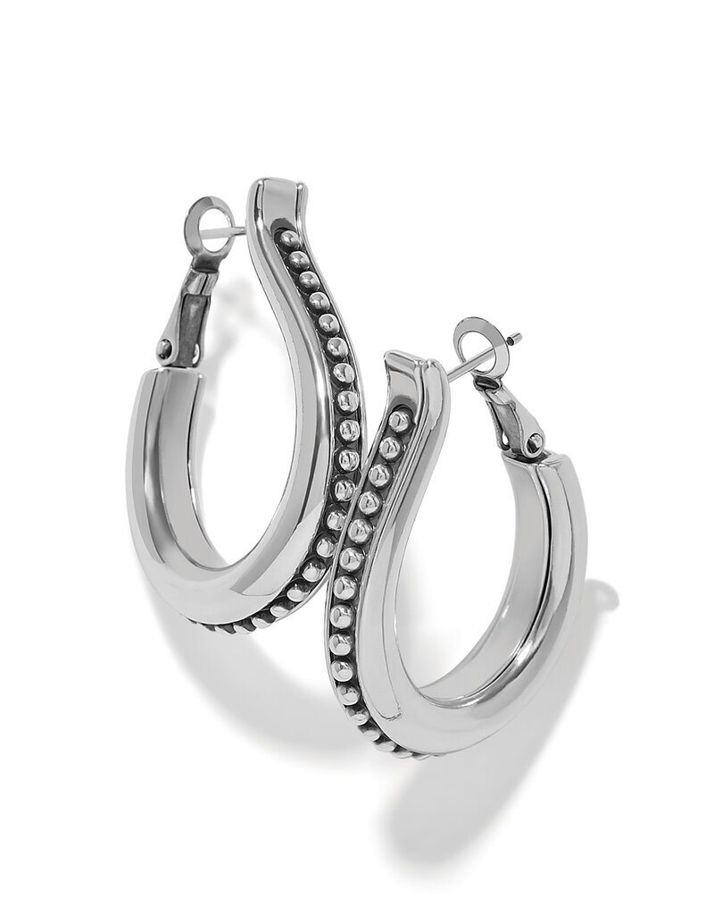 BRIGHTON PRETTY TOUGH ARCH BOLD HOOP EARRINGS