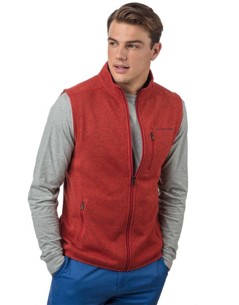 SOUTHERN TIDE SAMSON PEAK FLEECE SWEATER VEST