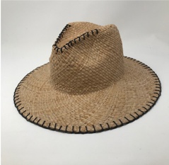 KRISTEN RAFFIA STITCH PANAMA HAT KRISTEN RAFFIA STITCH PANAMA HAT