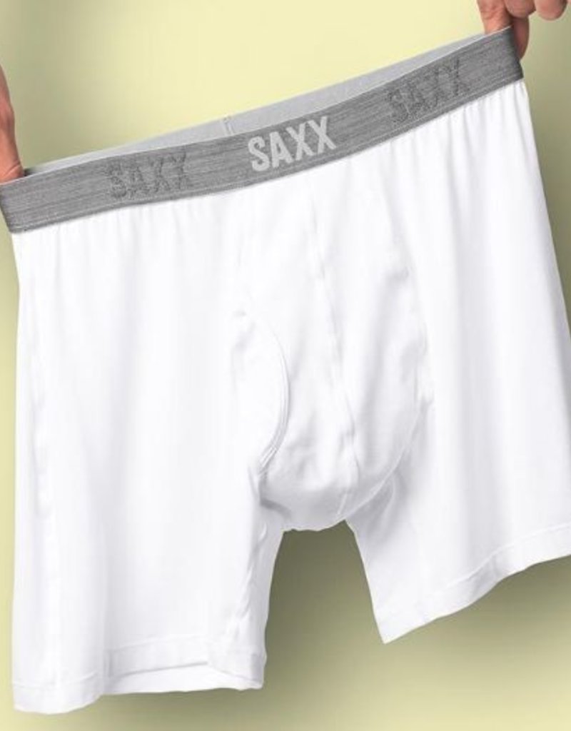 SAXX PLATINUM BOXER BRIEF - WHITE