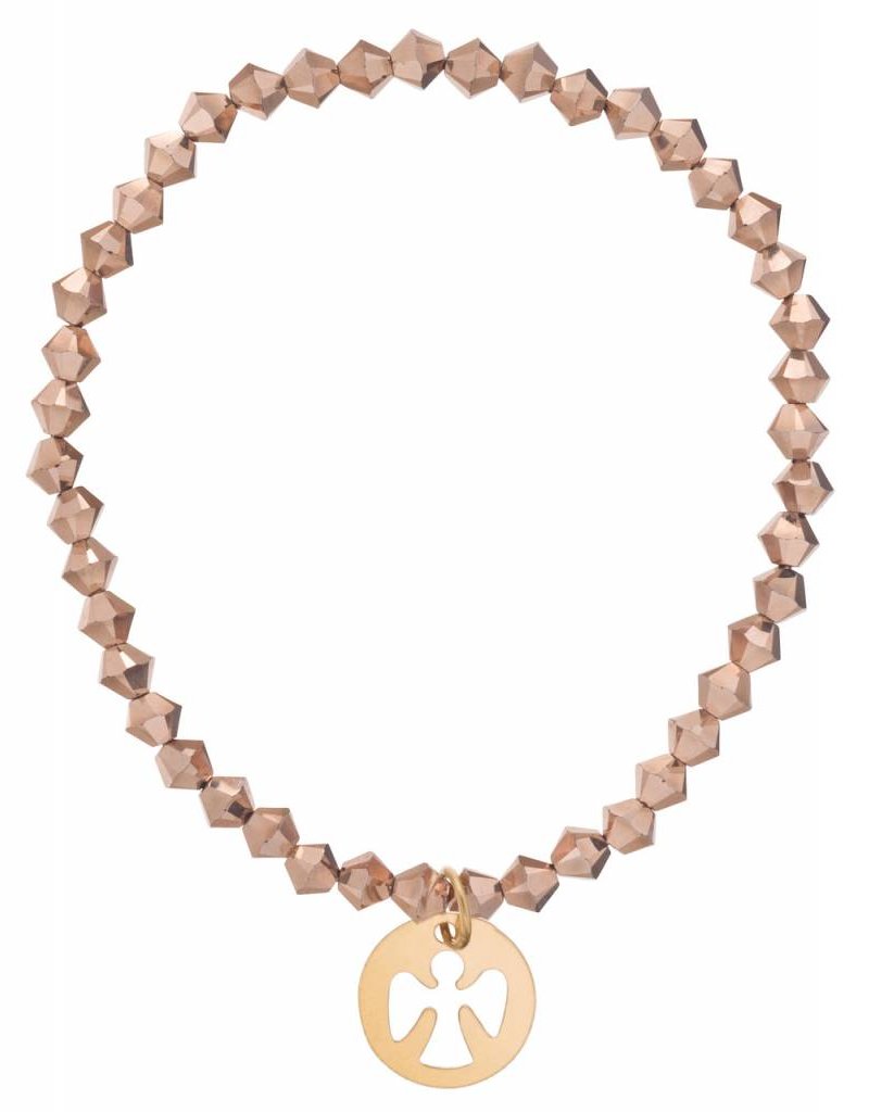 ENEWTON EMBRACE BRACELET GUARDIAN ANGEL ROSE GOLD CRYSTALS