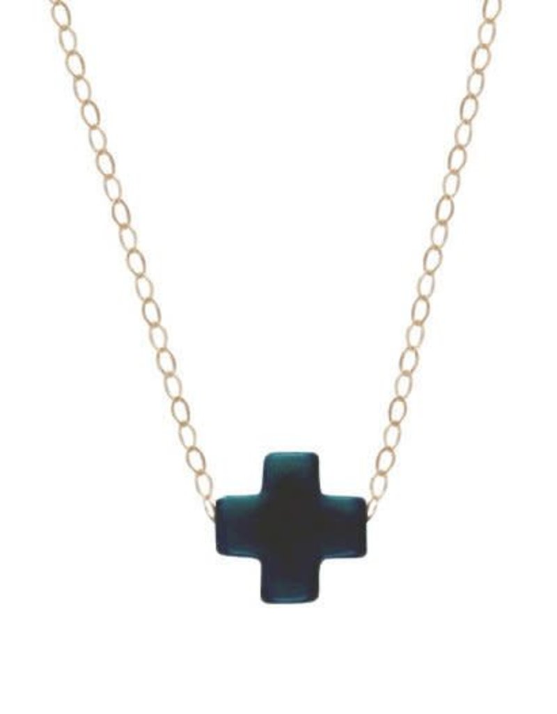 ENEWTON SIGNATURE CROSS NECKLACE 16"