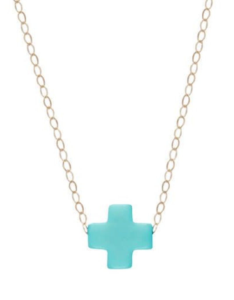 ENEWTON 16" SIGNATURE CROSS NECKLACE