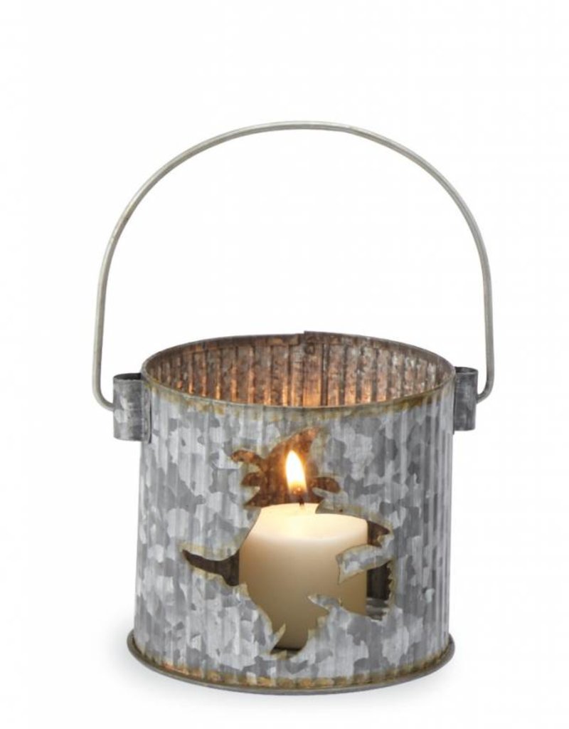 MUD PIE TIN HALLOWEEN VOTIVE HOLDER