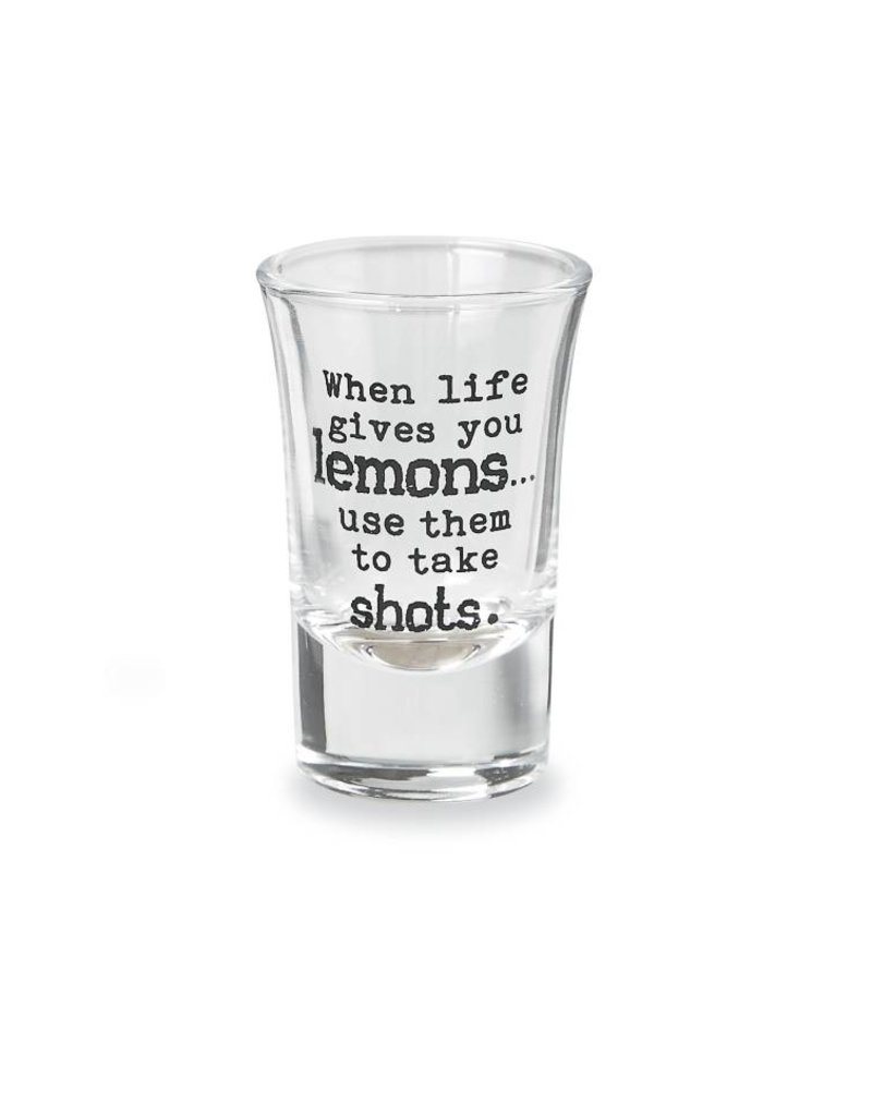 MUD PIE DRINKING SENTIMENT SHOT GLASS