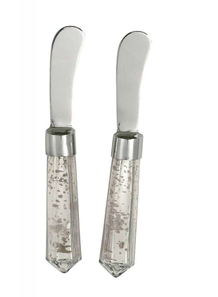 MUD PIE MERCURY GLASS SPREADER SET MUD PIE MERCURY GLASS SPREADER SET