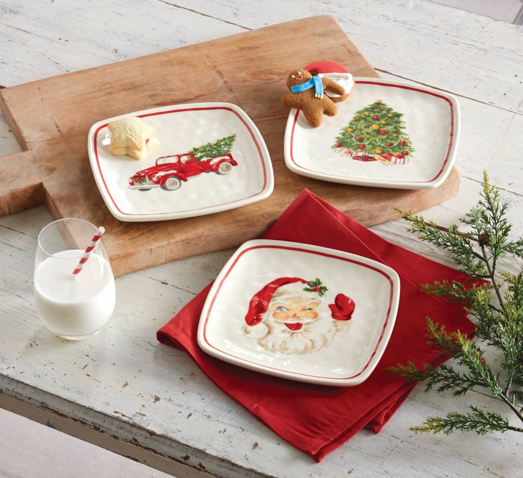 Mud pie christmas plates online