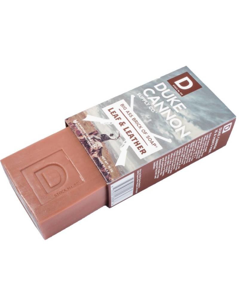 BIG ASS BRICK OF SOAP- LEAF & LEATHER