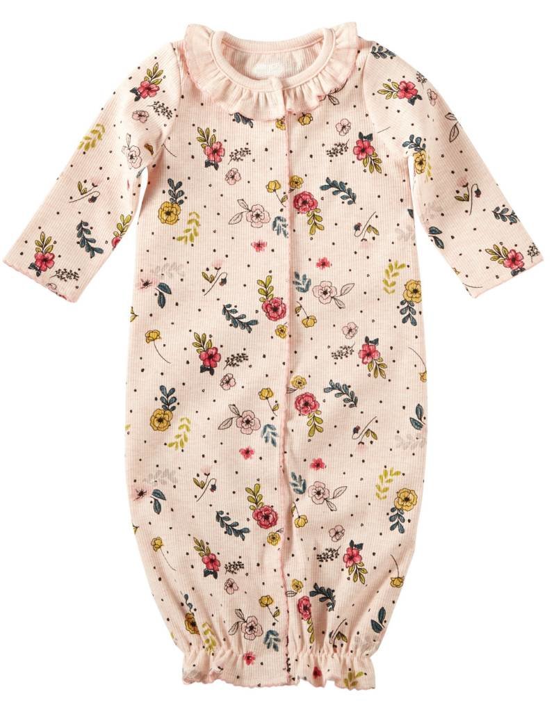MUD PIE BLUSH FLORAL CONVERTIBLE GOWN