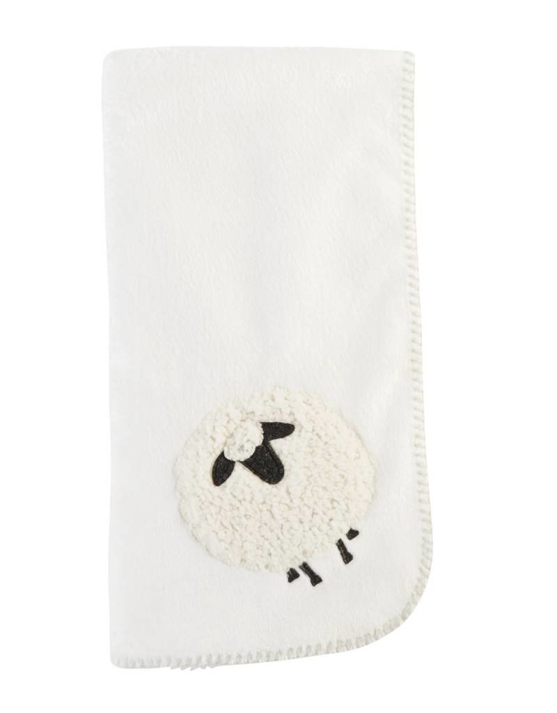 MUD PIE SHEEP FLEECE BLANKET