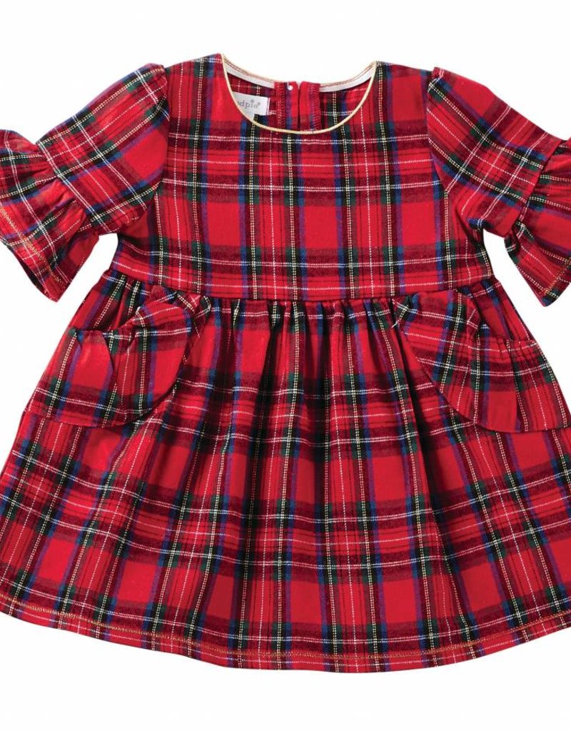 MUD PIE TARTAN PLAID DRESS