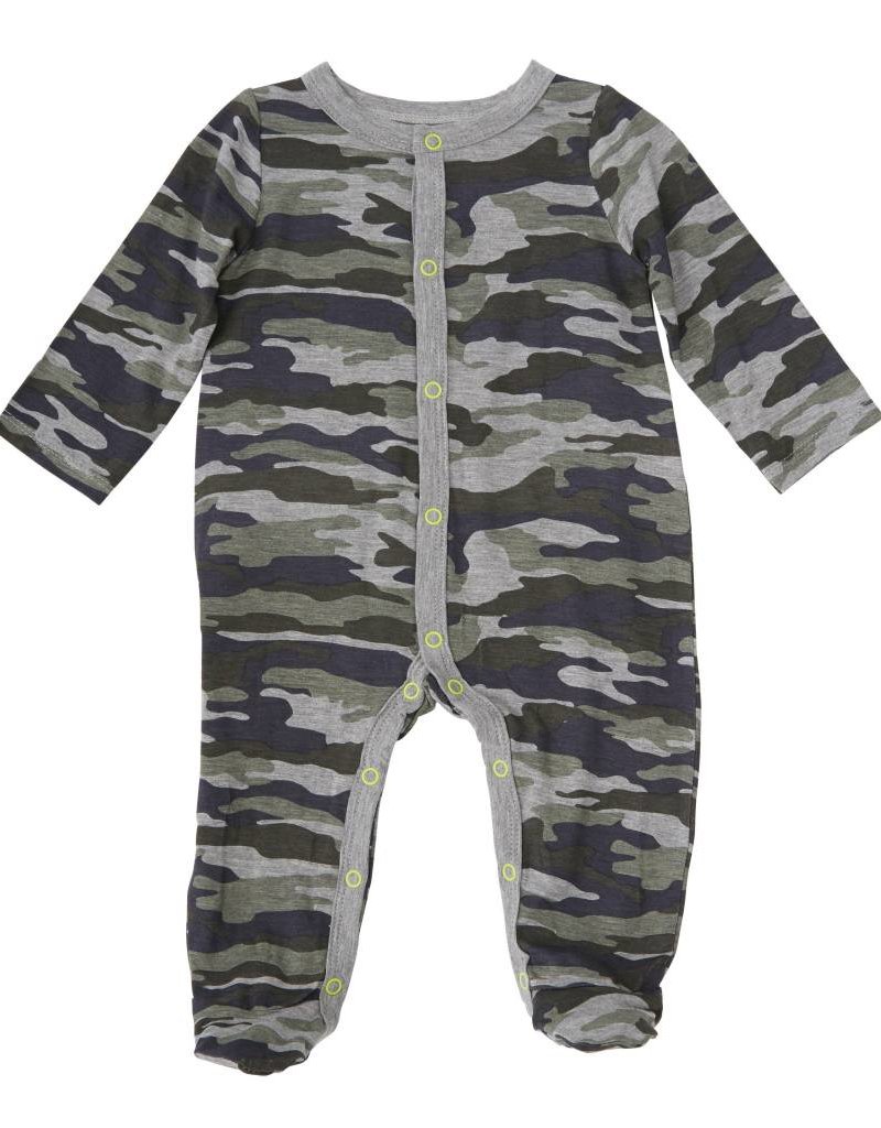 MUD PIE CAMO FOOTED SLEEPER