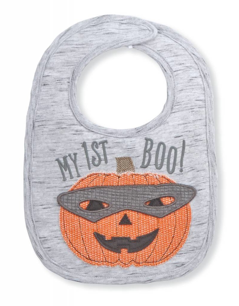 MUD PIE JACK-O-LANTERN SENTIMENT BIB