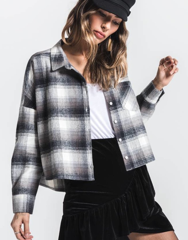 WHITE CROW DENVER PLAID SHIRT JACKET