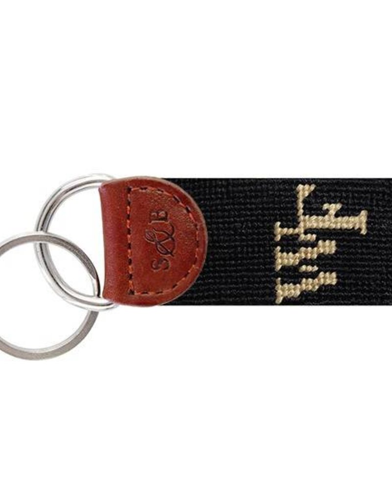 SMATHERS & BRANSON WAKE FOREST NEEDLEPOINT KEY FOB
