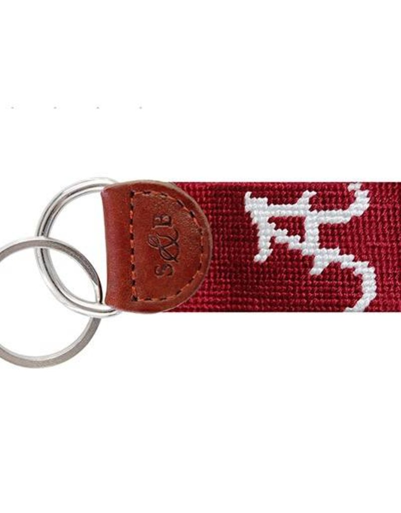 SMATHERS & BRANSON ALABAMA NEEDLEPOINT KEY FOB