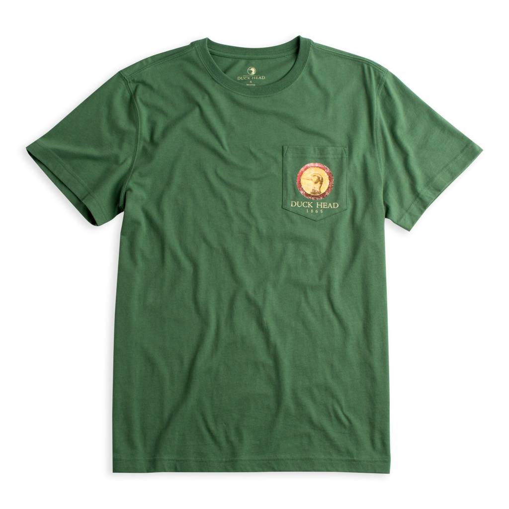 DUCK HEAD ANTIQUE GOLD MALLARD T-SHIRT DUCK HEAD ANTIQUE GOLD MALLARD T-SHIRT