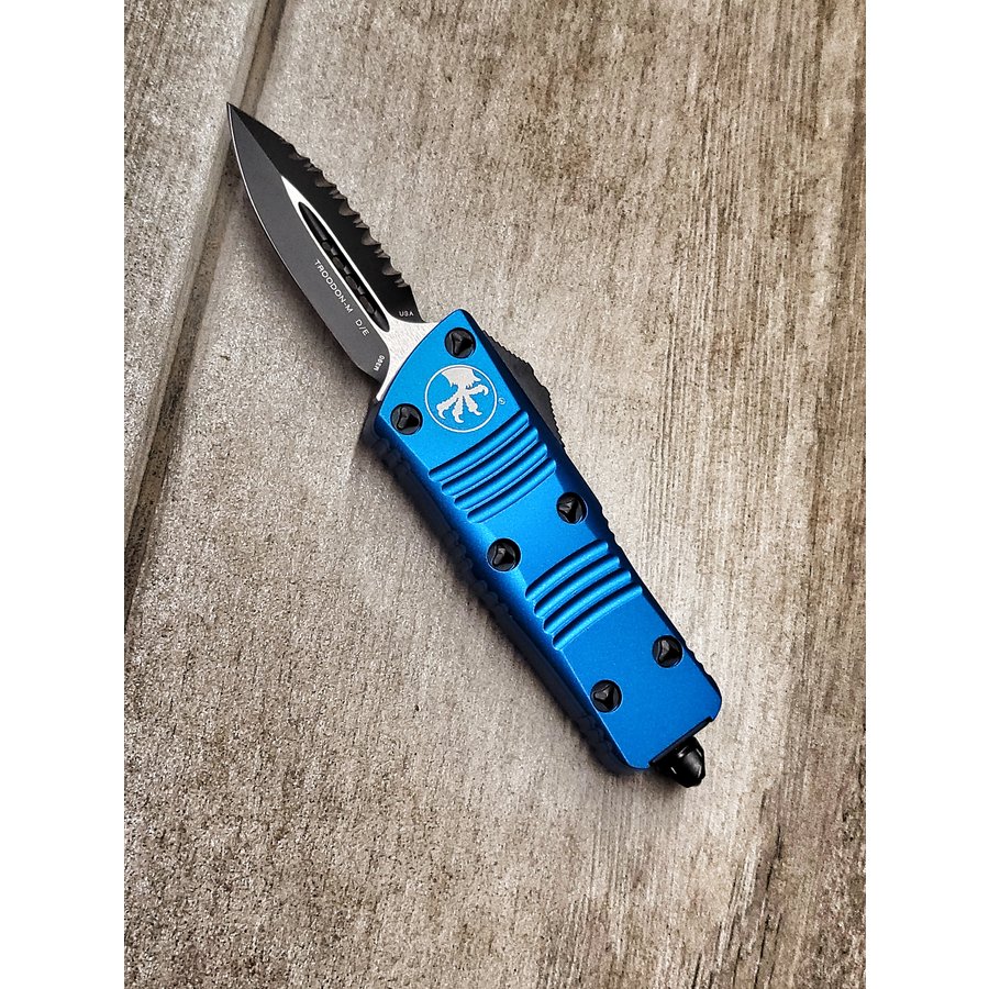 Microtech Knives Troodon Mini D/E Blue F/S