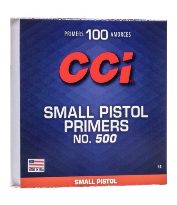 CCI CCI Primer 500 Small Pistol 1k Count