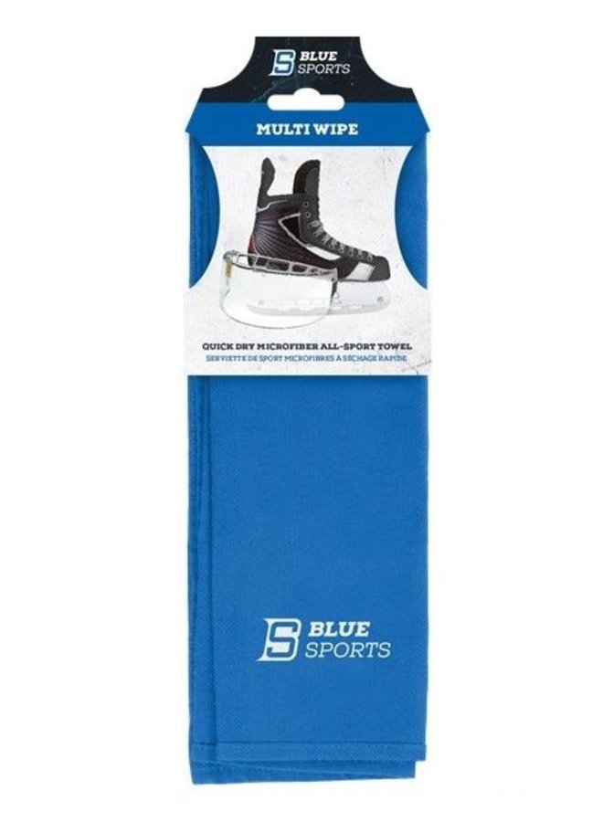 BLUE SPORTS MICROFIBRE TOWEL