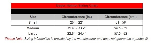 BAUER HT IMS 5.0 II Helmet 14 BAUER HT IMS 5.0 II Helmet -Sportwheels Outlet Store bauer ht sizing 1