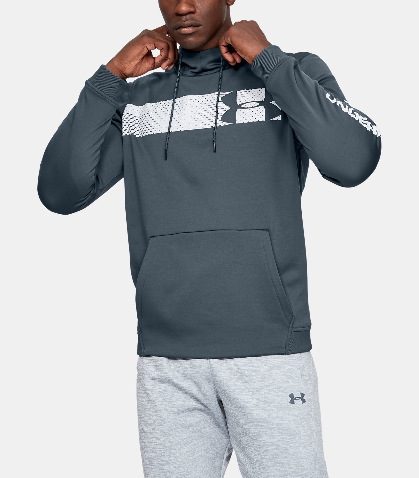 under armour bar logo hoodie