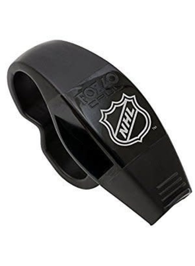 FOX 40 NHL CAUL FINGERGRIP REFEREE WHISTLE - BLK