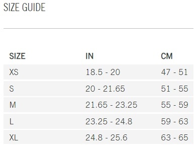 GIRO RADIX MIPS BIKE HELMET -Outlet sportwheels Store giro fit guide 1