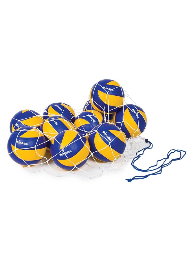 SQUARE MESH BALL BAG - HOLDS 12 VOLLEYBALLS