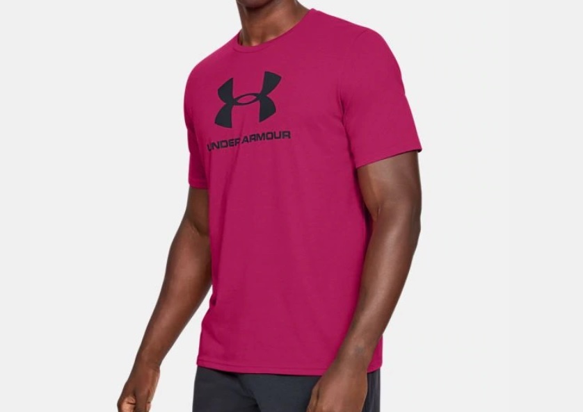 under armour sportstyle logo t shirt mens