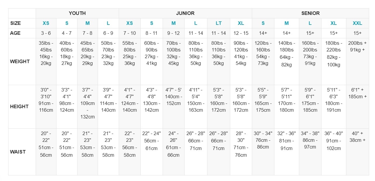 2020 TRUE HP AX5 JR PANTS -Sports Equipment Shop pants sizing