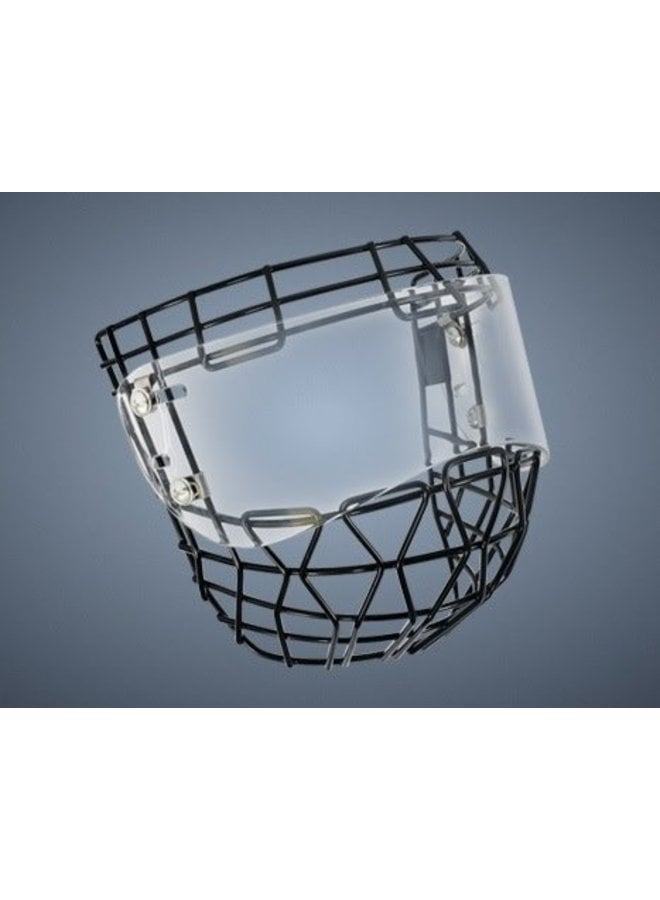 TEK2SPORT RINGETTE CAGE/VISOR SHIELD/CAGE COMBO - JR
