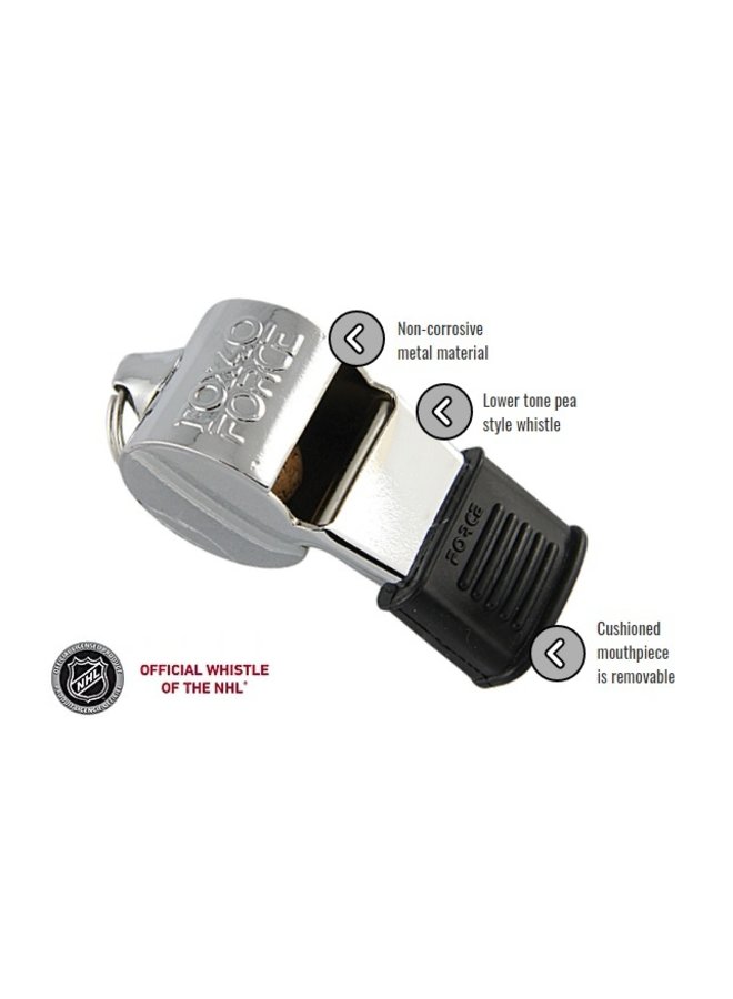 FOX 40 WHISTLE SUPERFORCE CMG OFFICIAL WITH LANYARD