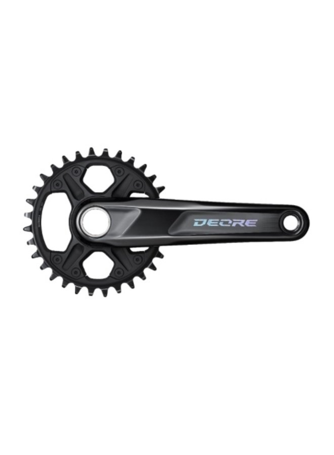 SHIMANO FRONT CHAINWHEEL, FC-M6120-1, DEORE, FOR REAR 12-SPEED, 2-PC