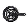 PROWHEEL CRANKSET PROWHEEL TEN-751P, 26/36/48T, 9S, BLACK,
