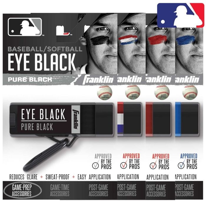 Franklin Sports MLB Premium Eye Black Red, White and Blue 