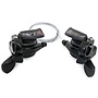 MICROSHIFT THUMB-TAP SHIFTERS-TS51-7, 3 X 7S WITH INDICATOR