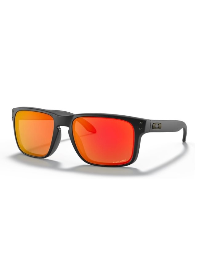 OAKLEY HOLBROOK - MATTE BLACK W/ PRIZM RUBY LIFESTYLE