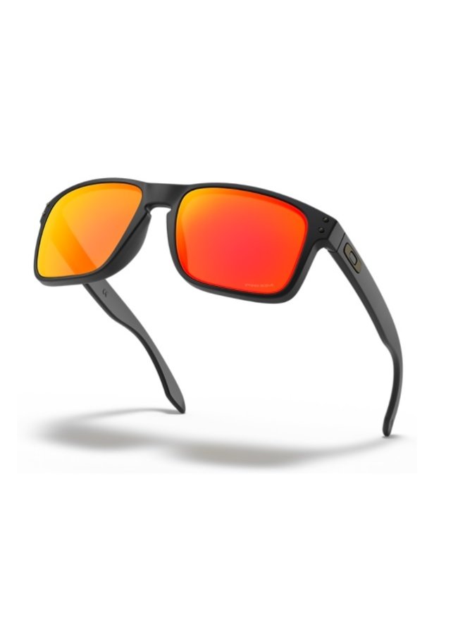 OAKLEY HOLBROOK - MATTE BLACK W/ PRIZM RUBY LIFESTYLE