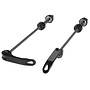 49N CLAMPER QR WHEEL SKEWERS - BLK