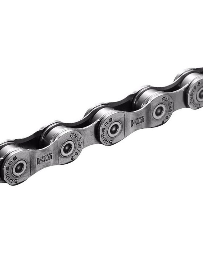 SHIMANO BICYCLE CHAIN, CN-E6070-9, FOR E-BIKE, REAR 9 SPEED/FRONT